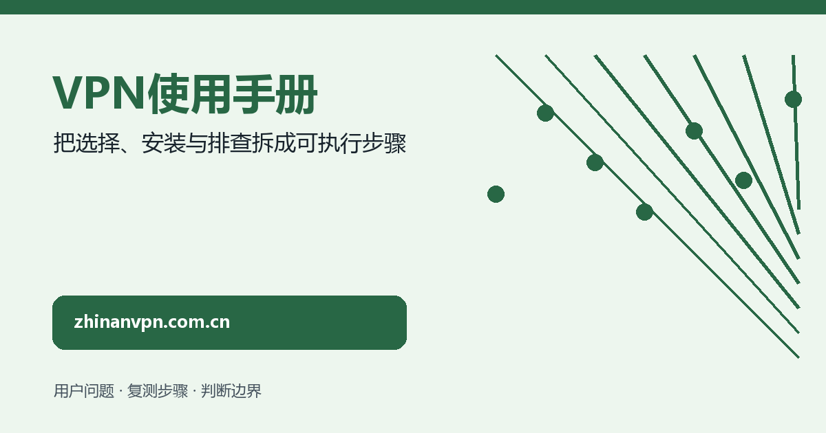 VPN指南评测|VPN安装、连接、节点选择、试用退款与故障恢复步骤